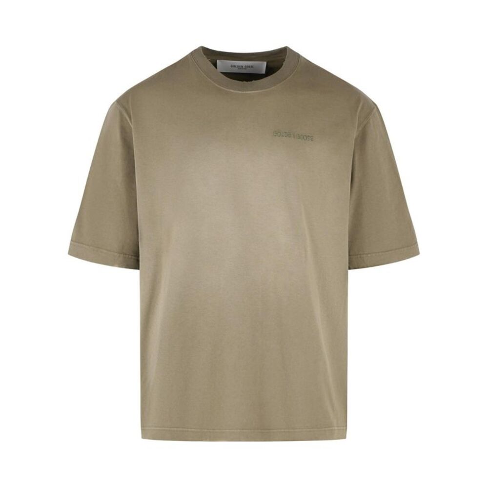Golden Goose Uisex Beige Cotton T-Shirt Men